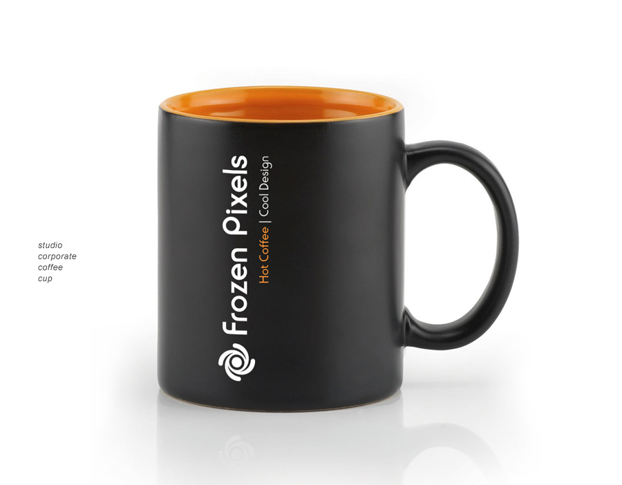 Corporate coffee cup